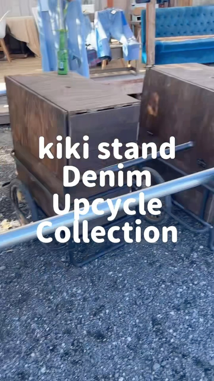 kiki stand denim upcycle colle...