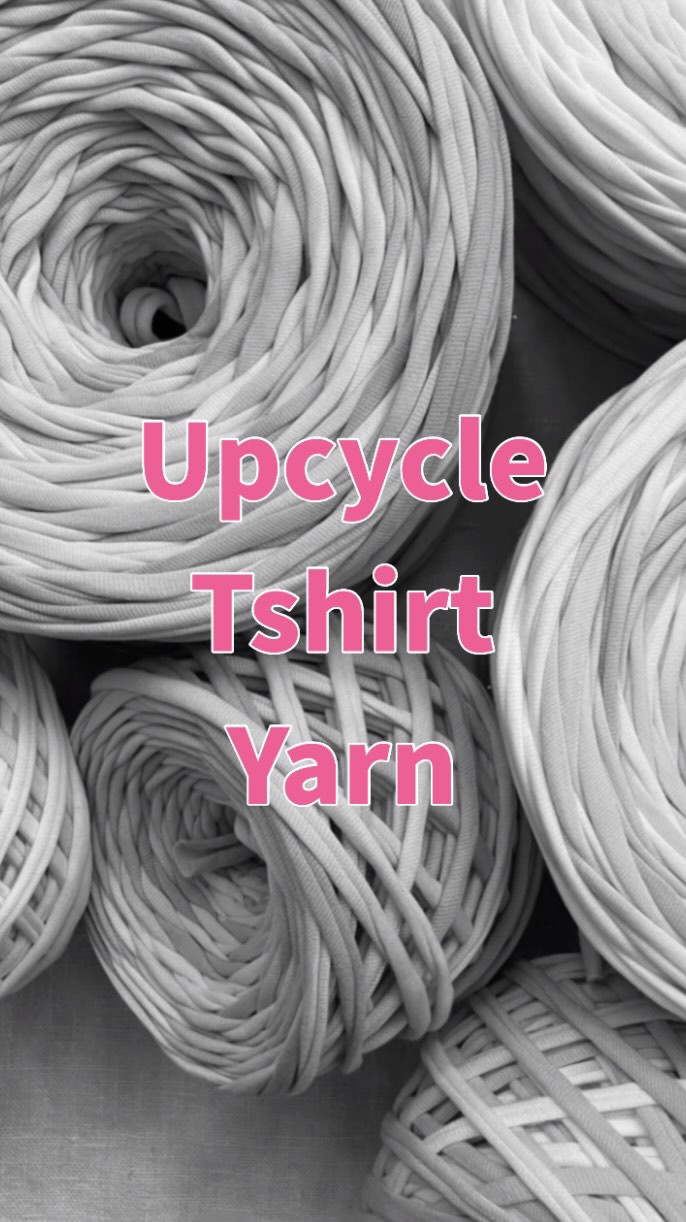 Upcycle tshirt yarn