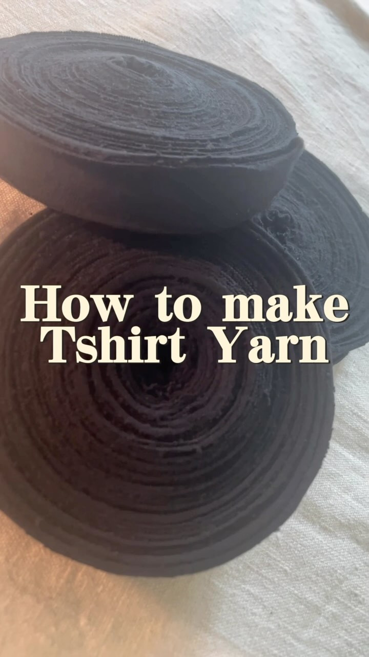 テープ状から糸にする方法をご紹介